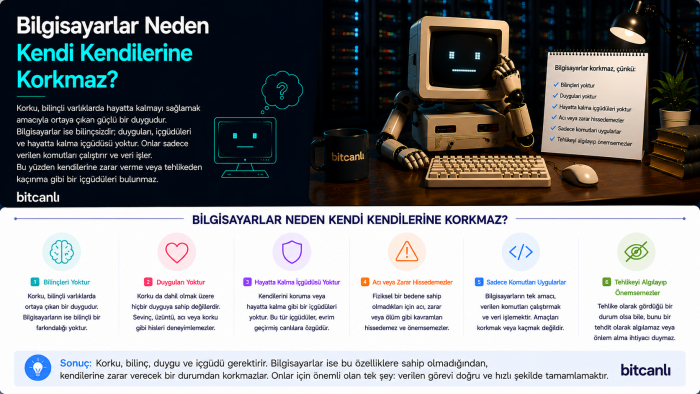 Bilgisayarlar Neden Kendi Kendilerine Korkmaz?